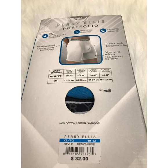 PERRY ELLIS 3 XL/TG Mens Boxer Briefs - Picture 3 of 3